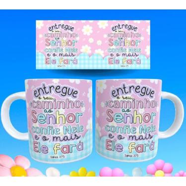 Imagem de Caneca gospel frases religiosas versículos bíblicos motivacionais 11 -