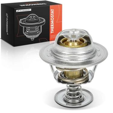 Imagem de A-Premium Termostato de refrigeração do motor compatível com Ford F-650, F-750, F-800, F-800 LPO e Toyota Camry, Corolla, Celica, MR2, Paseo, Pickup, Solara, Stout e Nissan Sentra e Chevrolet Nova e