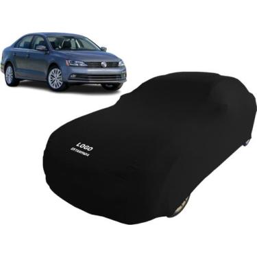 Imagem de Capa Para Carro Personalizada Com Logo Volkswagen Jetta Tsi - Mz, Pret