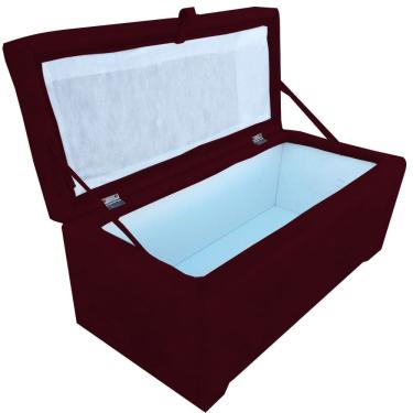 Imagem de Bau puff 80 organizador porta treco brinquedos sapatos infantil multiuso Bordo