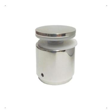 Imagem de Prolongador Espaçador Botton Inox 40x30 Para Vidros Madeiras Guarda Co