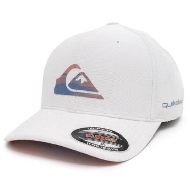 Imagem de Boné Quiksilver Aba Curva Gradient Logo Signature WT25 White, Branco, 