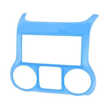 Imagem de REPAIROCK 1 peça de painel de painel de painel de painel de painel de painel de acabamento para Jeep Wrangler JK JKU 2011-2017 guarnições de tampa de ventilação de painel ABS azul claro