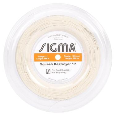 Imagem de Corda de Squash Sigma Destroyer 17L 1.20mm Branca Rolo com 200 metros
