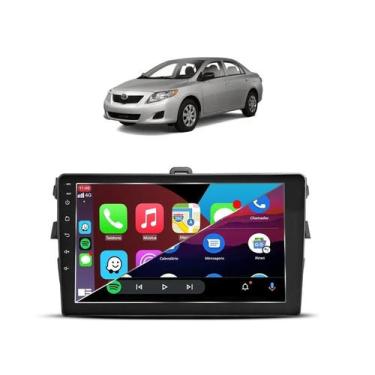 Imagem de Kit Multimídia Corolla 2009 / 2014 9 Pol Android Carplay Gps 2/32GB - 