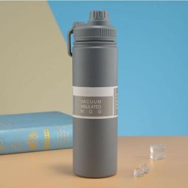 Imagem de Garrafa Térmica 800ml Quente & Frio Com Isolamento Térmico De Grande C