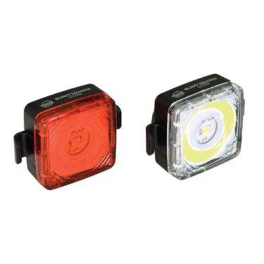 Imagem de Planet Bike Blinky Squared Conjunto de luzes ultra para bicicleta