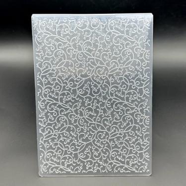 Imagem de Pasta de plástico 3D em relevo modelo de grama dos sonhos textura 12 x 18 cm para fazer cartões, faça você mesmo, scrapbooking, papel, artesanato, artesanato, scrapbook, arte, decoração, scrapbook