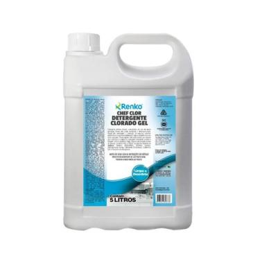 Imagem de Chef Clor 5L  Detergente Clorado Gel p/ Cozinhas Profissionais - Renko