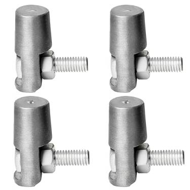 Imagem de Pacote com 4 adaptadores de poste de bateria U1 Terminal de bandeira de bateria para topo adaptadores de terminal de bateria automotiva universal positivo e negativo para carros, caminhões, SUVs