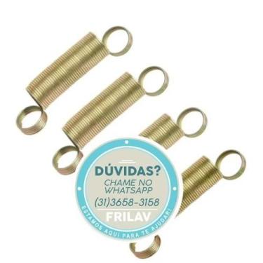 Imagem de Kit de 4 Molas de Suspensão Original Electrolux para Lavadoras de Carg