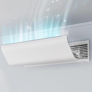 Imagem de Defletor De Ar Anti-direto Para Registro E Grades De Ar Condicionado Anti-direto Defletor De Ventilação De Ar Condicionado Doméstico Escudo Defletor De Ar Condicionado Domés, Width 30cm, length 60cm