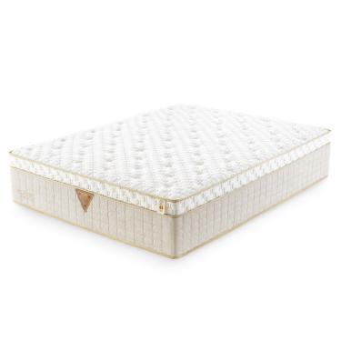 Imagem de Colchão Classic Duo Pocket - Látex E Molas Duplas Medida Queen 158x198cm Opcionais Kit Zen