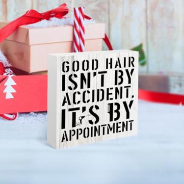 Imagem de Decoração de mesa de salão de cabeleireiro engraçada decoração de mesa de barbearia presentes de cabeleireiro para mulheres decorações de cosmetologia salão de beleza acessórios de barbeiro para