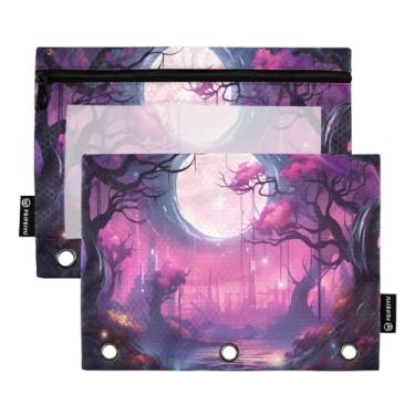 Imagem de Wassud Pastas de fichário com 3 furos, pasta organizadora de pasta de arquivo para escritório em casa, pacote com 2