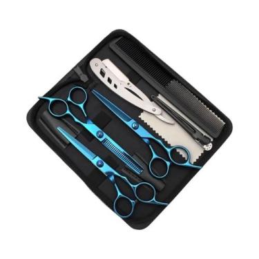 Imagem de Tesoura De Cabeleireiro Profissional De Alta Qualidade Em Aço Japonês 