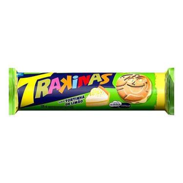 Imagem de Biscoito Recheado Sabor Tortinha de Limão Trakinas 126g