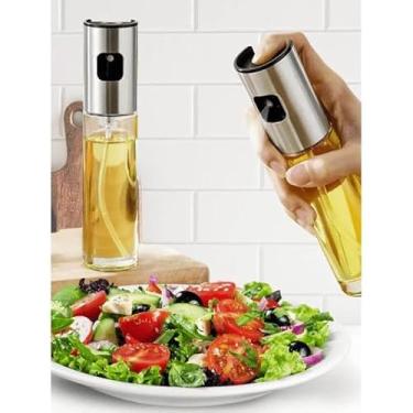 Imagem de Borrifador Spray De Azeite Galheteiro Vinagre Óleo Linha Premium Multiuso Pulverizador Galheteiro De Cozinha Resistente - Cores Variadas Premium