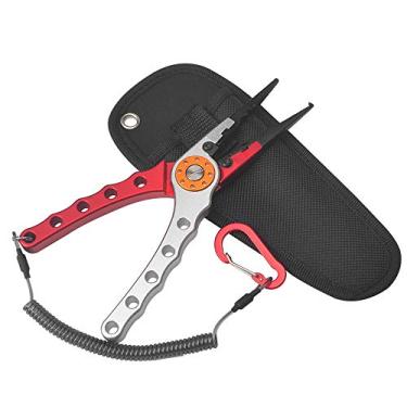 Imagem de Alicate de Pesca Multifuncional Cutter Linha Removedor Anzol Esterco Portátil Fácil Usar