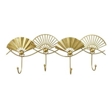 Imagem de KHUTRW3D Ganchos de parede ganchos de ferro para pendurar na parede ganchos dourados cabideiro de parede para entrada ganchos de roupas atrás da porta ganchos de pendurar criativos gancho montado na