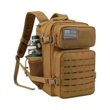 Imagem de Mochila Tática Masculina De 25L Com Suportes Duplos Para Copos, Mochil