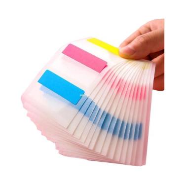 Imagem de Etiquetas Adesivas De Cores Claras 420pcs 3 Tamanhos 6 Cores Escrevíve