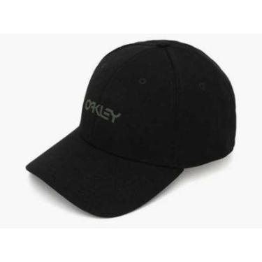 Imagem de Boné Oakley 6 Panel Stretch Metallic 02e-blackout L/XL-Masculino