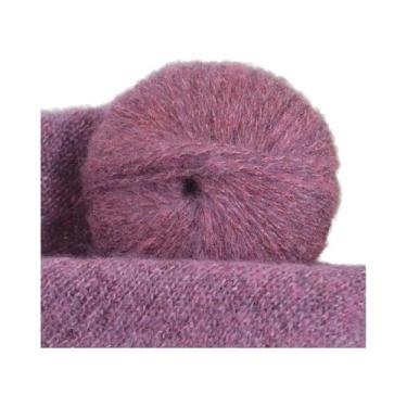 Imagem de Fio De Lã Mohair Brilhante Em Pacote Grande De 250g, Colorido Com Glit
