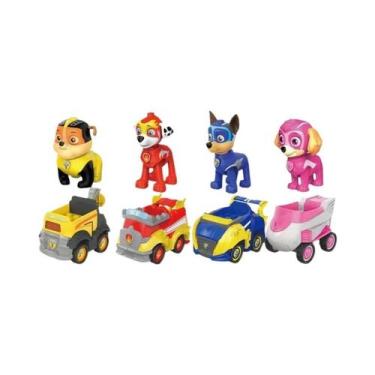 Imagem de Conjunto De Veículos Paw Patrol 4PCS Com Carrinhos De Brinquedo Chase,