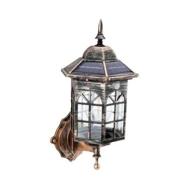 Imagem de Luminária Solar Retrô Para Caminhos, Lâmpada Decorativa LED Para Jardi