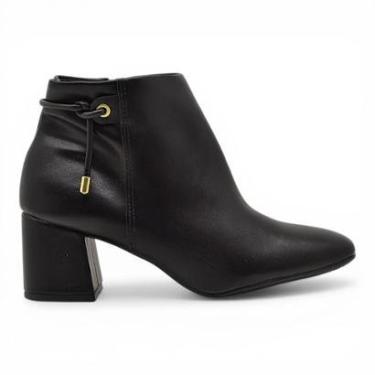 Imagem de Bota Beira Rio Cano Curto Salto Grosso Médio Confortavel Bloco-Feminino