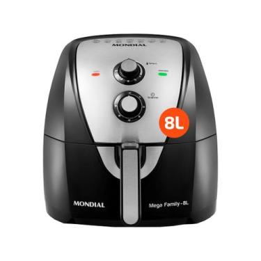 Imagem de Fritadeira Elétrica Air Fryer Mondial Mega Family AFN-80-BI 8L 1900W T