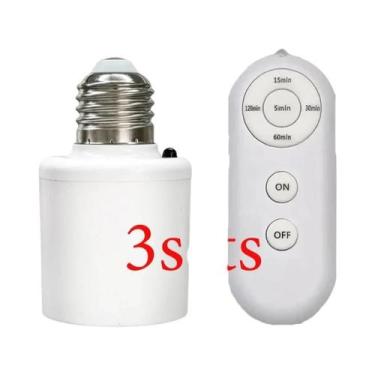 Imagem de Suporte De Lâmpada Inteligente Com Timer E27 60W, Controle Remoto Sem 