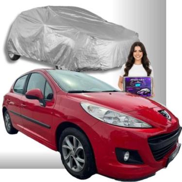 Imagem de Capa Para Cobrir Carro Peugeot 207 Hatch Impermeável Com Forro Central