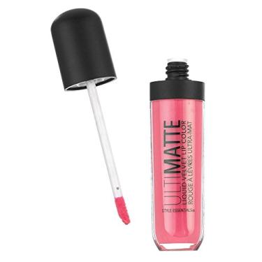 Imagem de Ultimatte Style Essentials Coral, cor labial de veludo líquido – 1 batom líquido com acabamento fosco extremo