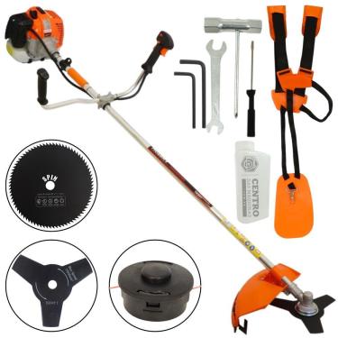 Imagem de Roçadeira Lateral Vulcan Vr620h 2T 62cc 3hp 10500rpm À Combustão Para Mato Alto Com Fio...