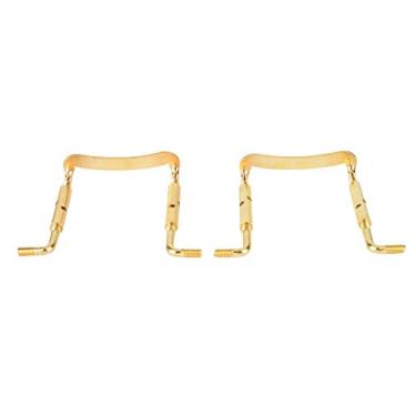 Imagem de Violino Queixo Resto Parafuso Braçadeira Violino Queixo Resto, Violino Peças Chinesas Fixar Parafuso Peças de Violino Acessórios Diy Acessórios de Jogo (Ouro)