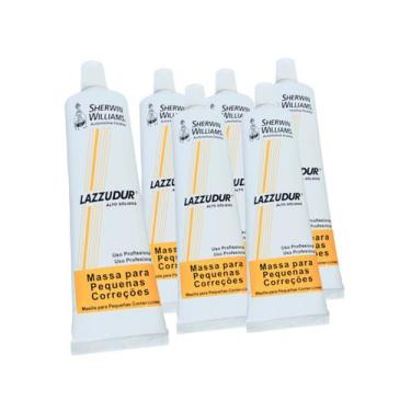 Imagem de Kit 6 Massa Para Pequenas Correções Lazzudur Sherwin Williams 200g Fác