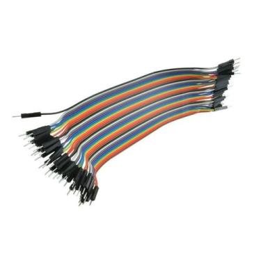 Imagem de Cabo Jumper Macho X Macho 40 Unidades Para Arduino - Mj