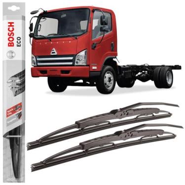 Imagem de Par Palheta Bosch ECO Ferro P/ Agrale A10000 2016 Em Diante