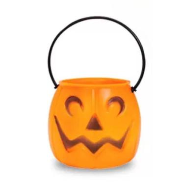 Imagem de Baleiro Abobora De Plastico Halloween Decoração Dia Das Bruxas Festa -