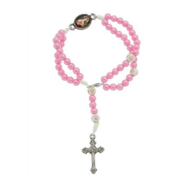 Imagem de Terço De Pulso Santa Teresinha Do Menino Jesus - Lírio do vale