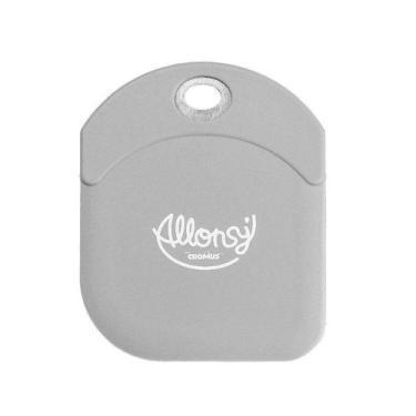 Imagem de Raspador Pão Duro Silicone E Inox Cinza 12x10cm Allonsy