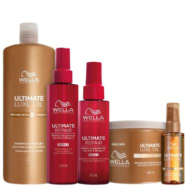 Imagem de Kit Wella Professionals Ultimate Luxe Oil Repair Salon (5 Produtos)