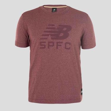 Imagem de Camiseta Masculina NB Concentração SPFC 2025, Bordô Mercúrio Vermelho, G