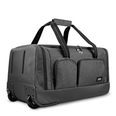 Imagem de Solo New York Leroy Bolsa de mão com rodas para viagem, capacidade de 49 l, cinza, 55 cm