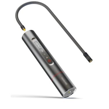 Imagem de NORSHIRE Mini Inflador De Pneus, Compressor Ar Portátil, Medidor Pressão Digital Para Bicicleta, Carro, Bola, 2000 Mah Com 90% Metal E Precisão 0,01, Tela Sensível Ao Toque Oled 175 Psi, Bateria Íon