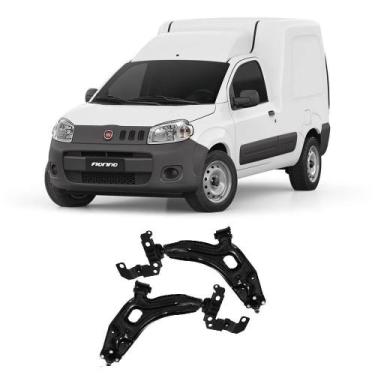Imagem de Bandeja Fiat Fiorino Dianteira 2014 Até 2020 Flex Automotive O Par