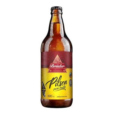 Imagem de Cerveja Pilsen Puro Malte 600ml - Cx 6 unidades - Brüder