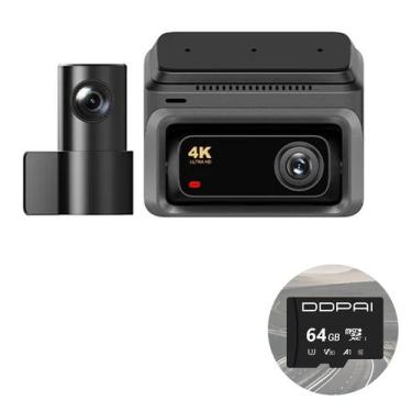 Imagem de Câmera de Carro com Gravação Contínuar DDPAI Z60 4K Dual 3 Canais, GPS